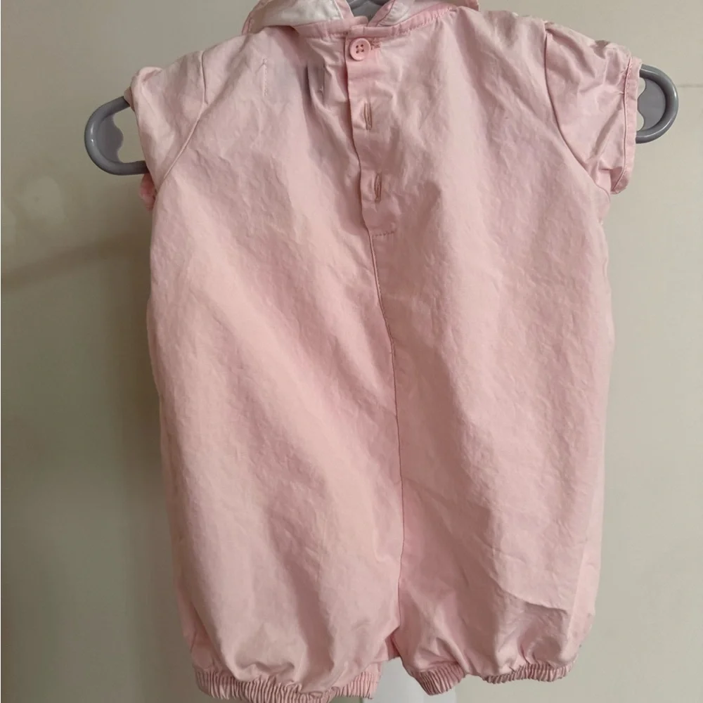Crown & Ivy Smocked Bunny Bubble Romper